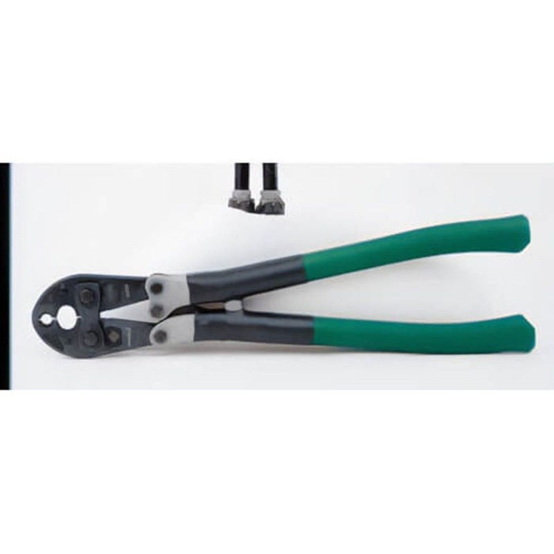 Greenlee K425BG Mechanical Crimp Tool, Manual, 25-3/8 in OAL, Bent/Solid Grip Handle, Fiberglass Handle
