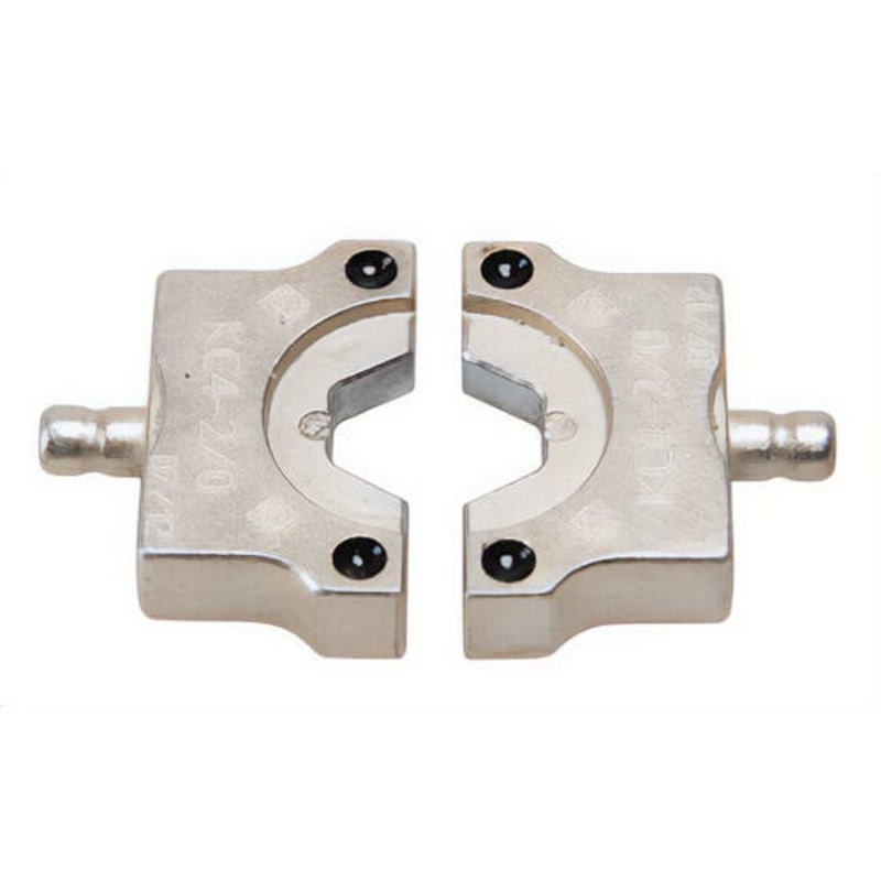 Greenlee KC4-2/0 Crimping Die Set, for Use With 4 ton EK410L Tool, Service Entrance Connector, Copper, Black