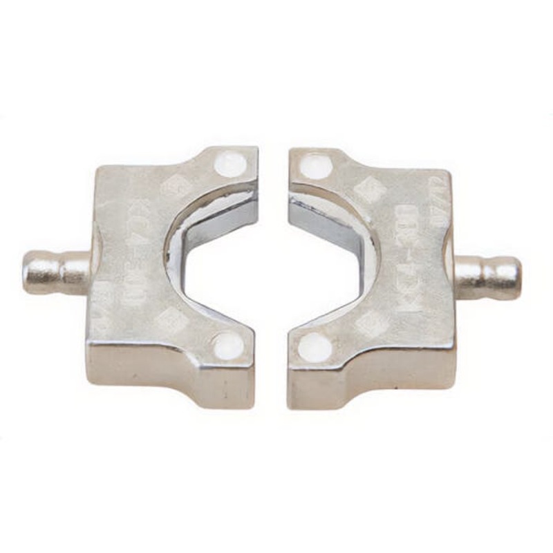 Greenlee KC4-300 Crimping Die Set, 300 kcmil, for Use With Gator EK410L 4 ton Battery Powered Crimping Tool, Copper, White