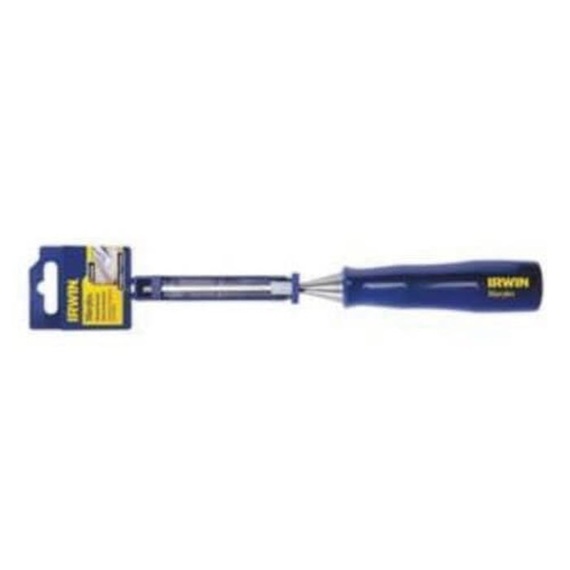 Irwin Marples M44418N Blue Chip Woodworking Chisel, 1/8 in Beveled High Quality Hardened Steel Tip, 3-1/2 in OAL, 1/8 in W Blade, Polypropylene Handle