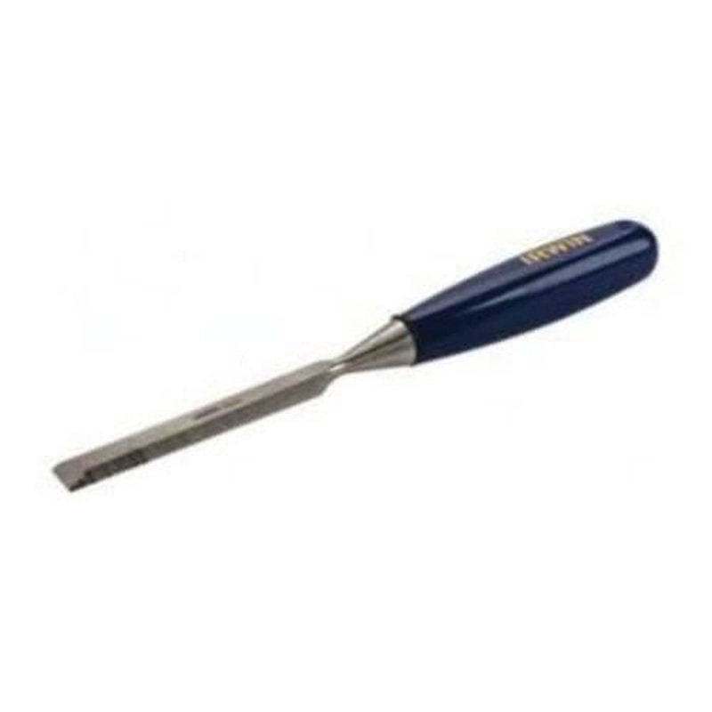 Irwin Marples M44458N Blue Chip Woodworking Chisel, 5/8 in Beveled High Quality Hardened Steel Tip, 4-1/2 in OAL, 5/8 in W Blade, Polypropylene Handle
