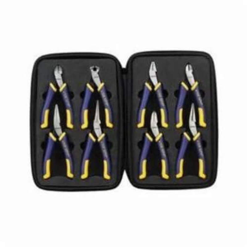 Irwin Vise-Grip 2078714 Mini Traditional Plier Set with Case, 8 pc