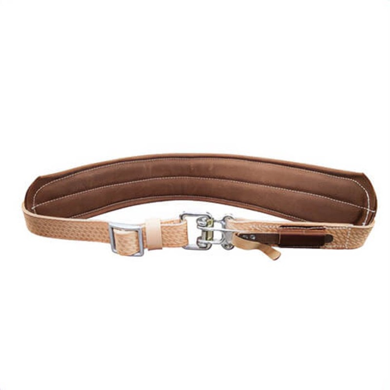 Klein 5426M Padded Belt, Quick Release, M, 34 to 38 in Waist, 42 in OAL, Tan