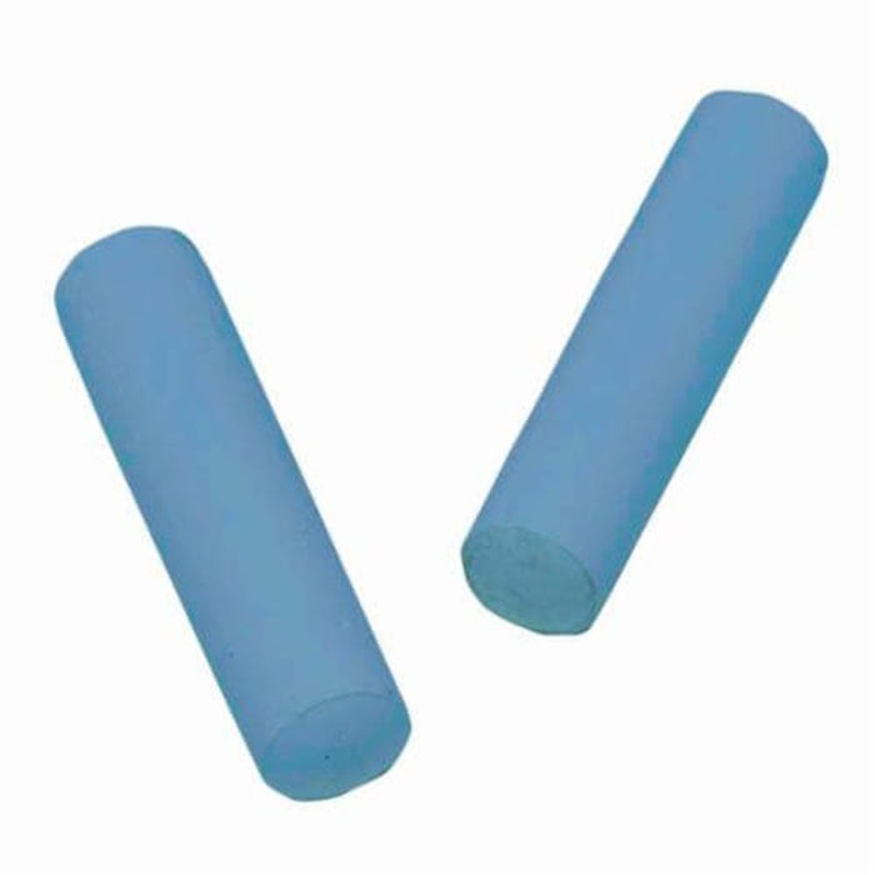 C.H.Hanson 10393 Railroad Chalk, Blue, 7/8 in dia x 4 in L