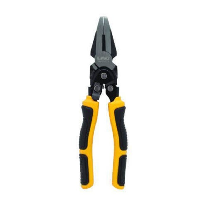 DeWALT DWHT70276 Compound Action Lineman's Cutting Plier, 0.38 in Nominal, 1/2 in Tip Chrome Vanadium Steel Jaw