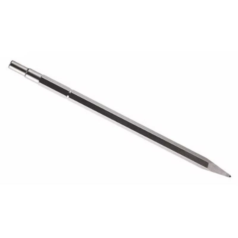 Dremel HS1814 Bull Point, 18 in L, Round Hex Blade Shape, Hammer Steel, For Concrete and Masonry Drilling