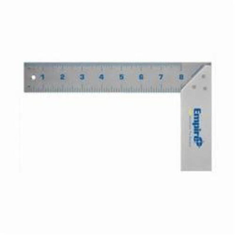 Empire 122 True Blue Heavy Duty Try Square, 8 in L, 1/16 in Graduation, 8 in Tongue, Stainless Steel