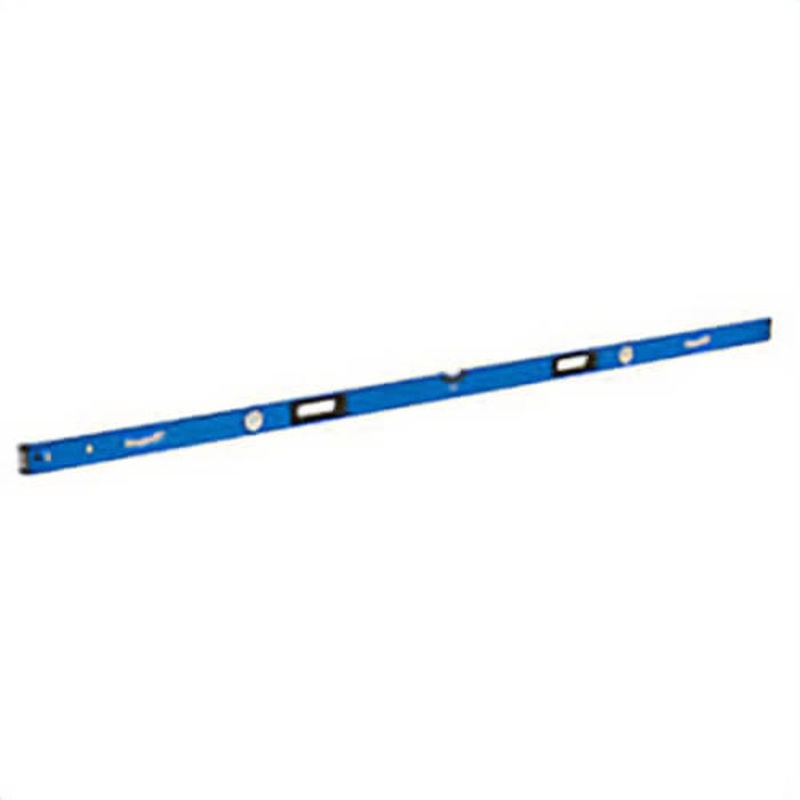 Empire E75.96 True Blue E75 Box Level, 96 in L, 3 Vials, Aluminum, (1) Level/(2) Plumb Vial Position