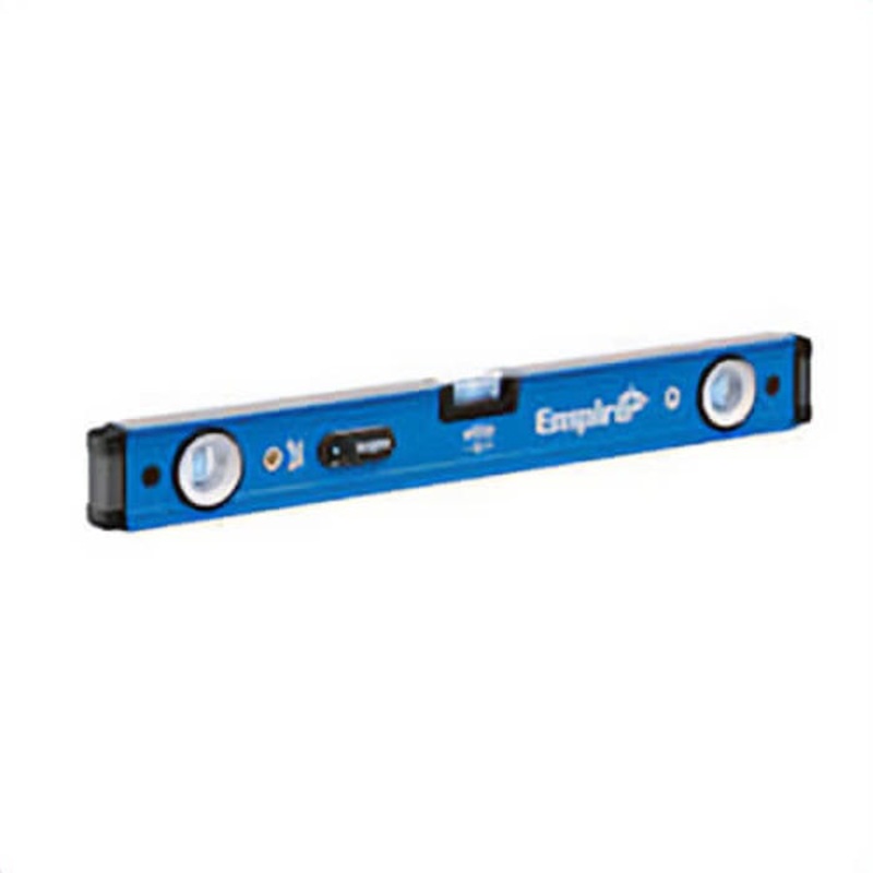 Empire EM95.24 True Blue UltraView E95 Magnetic LED Box Level, 24 in L, 2 Vials, Aluminum