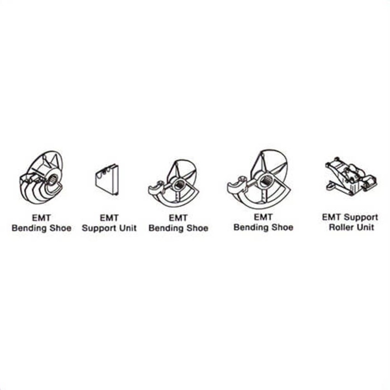 GB BEMT-52 EMT Shoe Group, Use With B2555 Electric Sidewinder Benders
