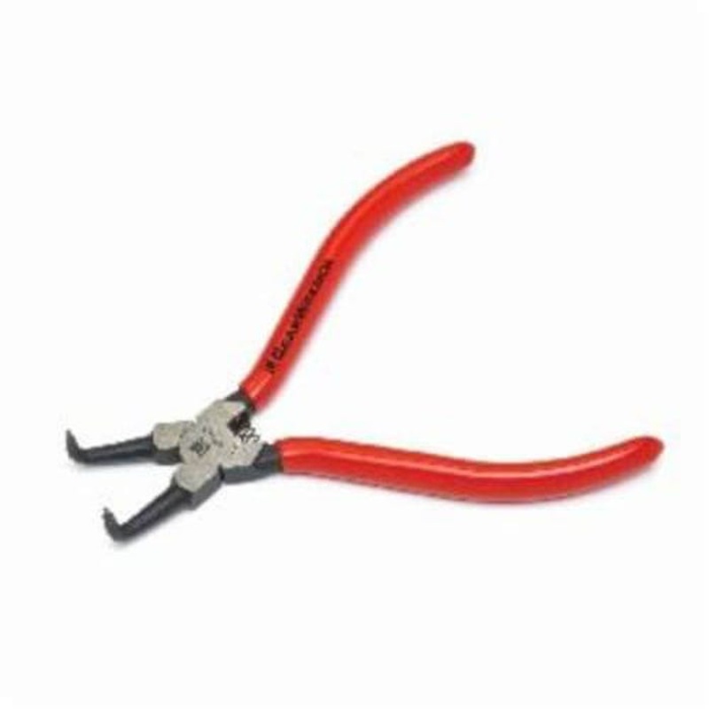 Gearwrench 82134 Snap Ring Plier, Internal, 0.31 to 0.98 in Nominal Capacity, Bent Jaw, Forged Steel Jaw, Professional Dipped Grip, 5 in OAL