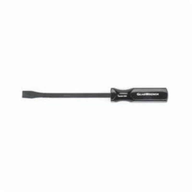 Gearwrench 82412 Pry Bar, Angled/Curve, 0.58 in Tip Width, 12 in OAL, 3/8 in dia, Comfort Ergonomic Grip, Acetate Handle, Black Phosphate Coated
