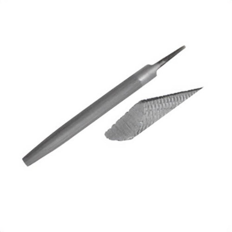 Qualtech DIC04927 American Pattern Half Round File, 8 in L, Double Cut
