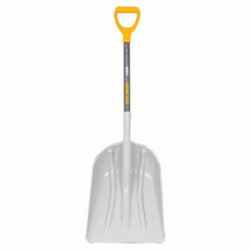 True Temper 1680700 Scoop Shovel, ABS Poly Blade, 27 in Handle Length, Hardwood Handle