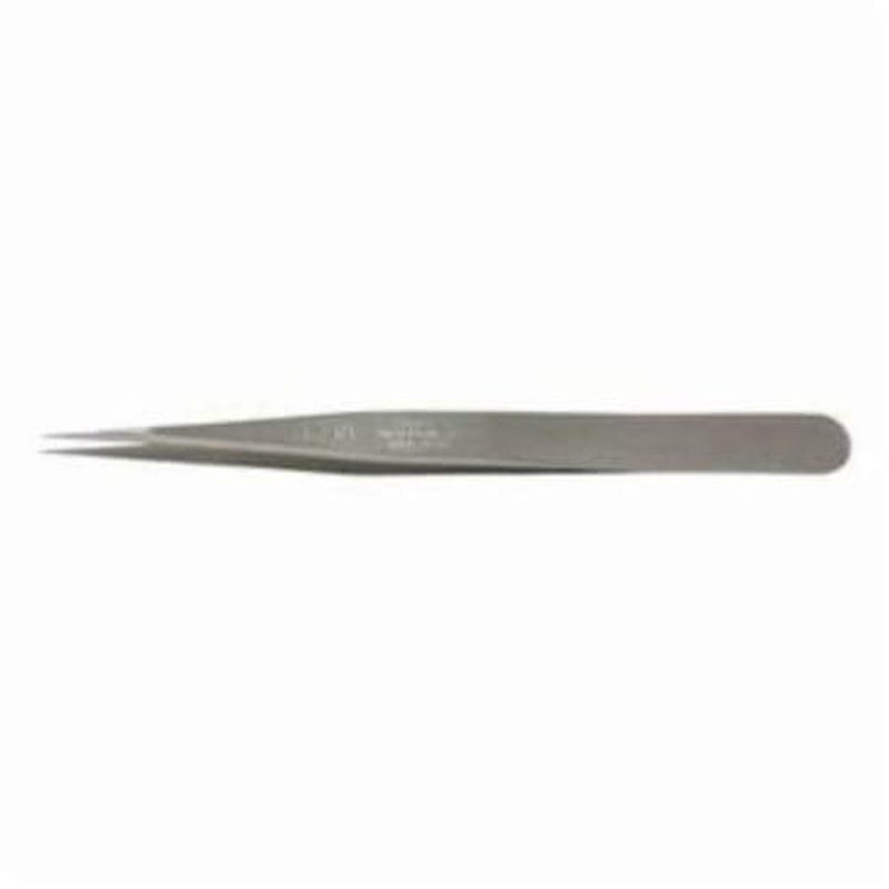 Weller Erem 1SASL High Precision Tweezer, Acid Proof Heat Resistant Intermediate Non-Magnetic Non-Rusting, 4-3/4 in Length