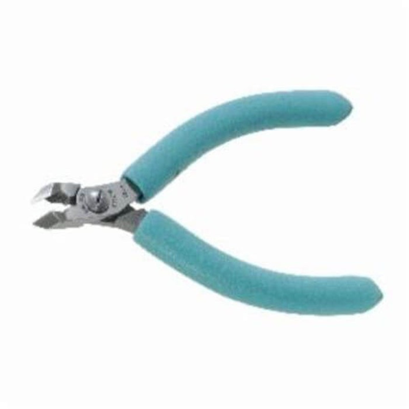 Weller Erem 504E Tip Cutter, Series: 500 Medium, Angled Jaw, 0.394 in W x 0.256 in Thick Jaw, Tool Steel Jaw