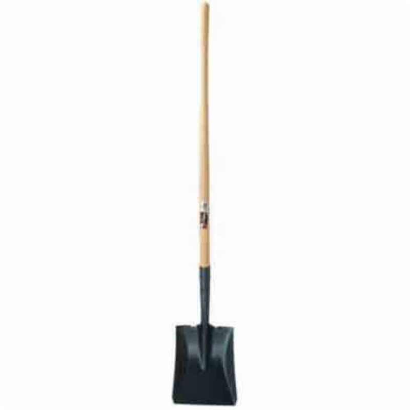 Ames Eagle 1554500 E471 Square Point Shovel, Tempered Steel Blade, 9 in W, Square Blade Point, 46 in L Handle