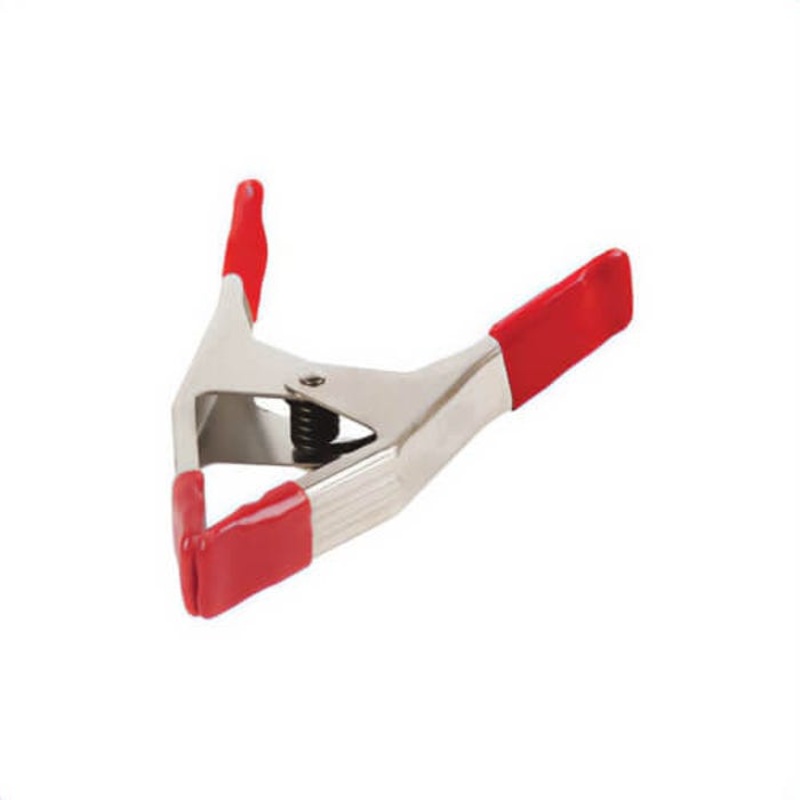 Bessey XM7 Light Duty General Purpose Spring Clamp, 1.3 in W Jaw, 3 in Clamping, 3-5/16 in D Throat, Steel