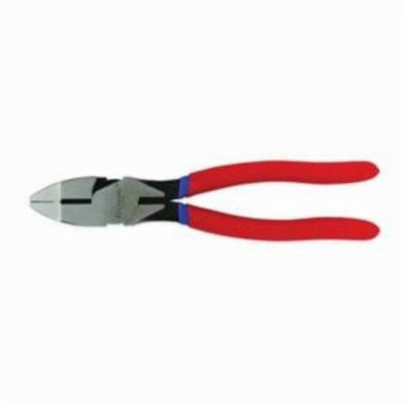 Crescent 20509CVSMLN High Leverage Solid Joint Lineman's Diagonal Cutting Plier, 11 AWG Thick Max Wire, Forged Alloy Steel Jaw