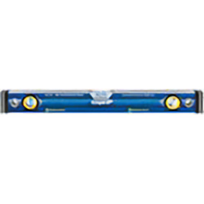 Empire EM75.48 True Blue E75 Magnetic Box Level, 48 in L, 3 Vials, Aluminum, (1) Level/(2) Plumb Vial Position