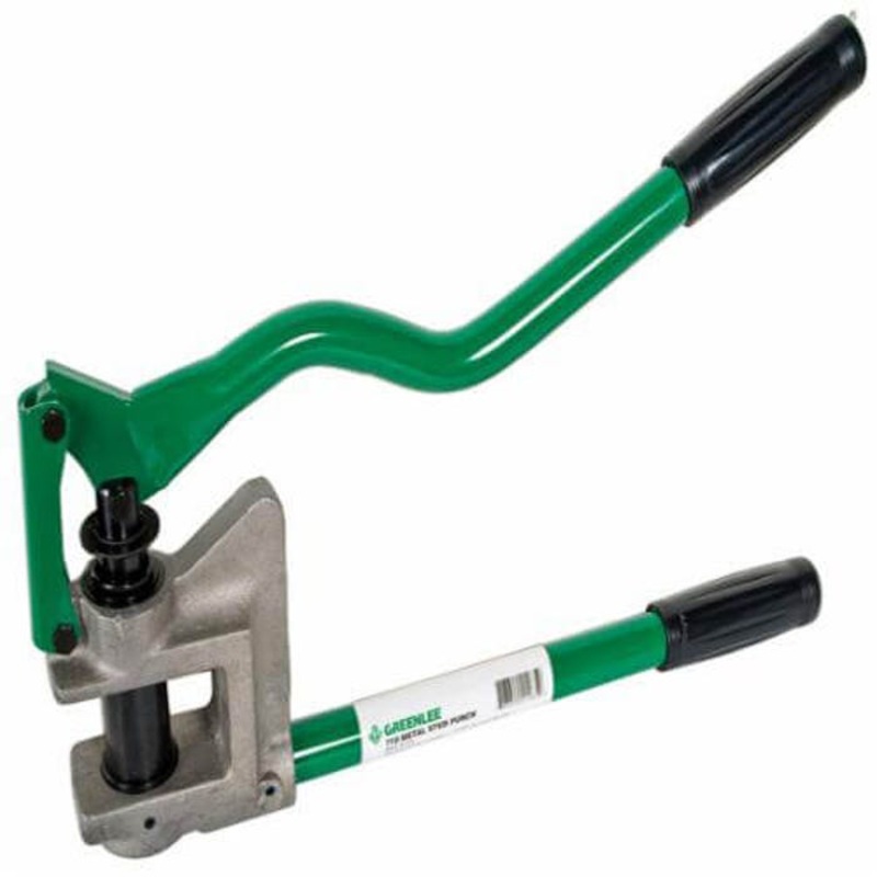 Greenlee 710 Stud Punch, 1-11/32 in dia, Aluminum