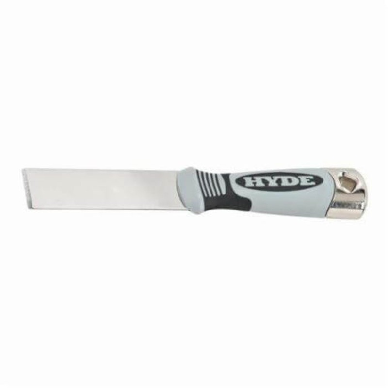 Hyde 06258 Pro Stainless Putty Knife, 3-7/16 in L x 1-1/4 in W, SS Blade, Stiff Blade Flexibility
