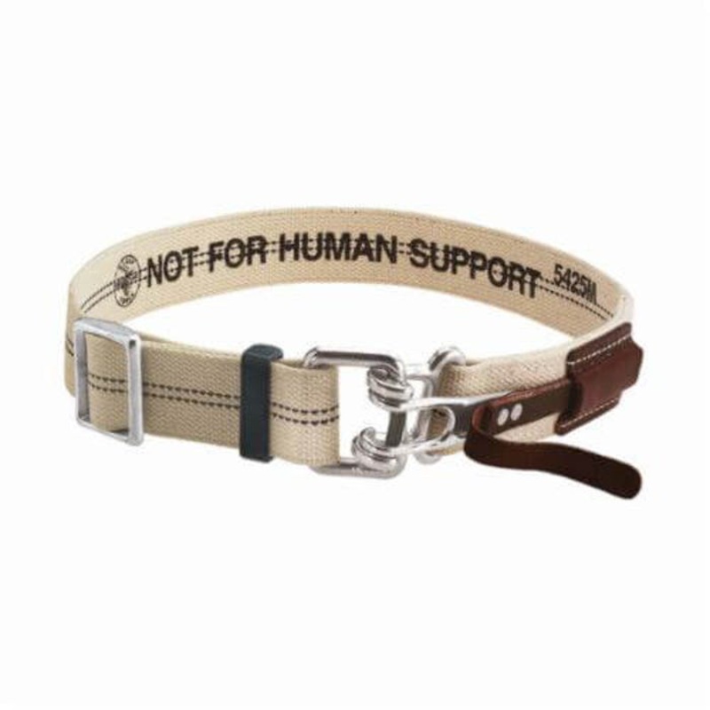 Klein 5425M Blend Tool Belt with Quick Release Buckle, Size M, Cotton/Polyester, Tan