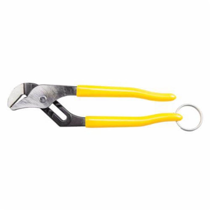 Klein D502-10TT TT Series Adjustable Pump Plier with Tether Rings, 1-3/4 in, 11-1/4 in OAL