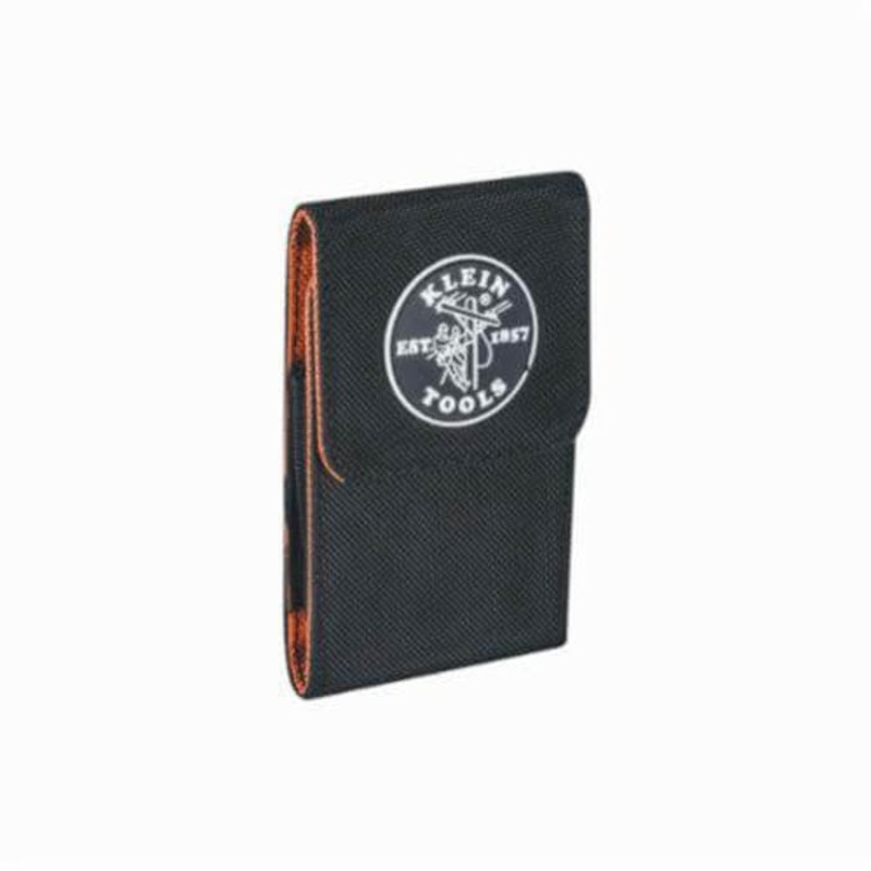 Klein Tradesman Pro 55460 Cell Phone Holder, 1 pocket, For use with iPhone 4, 5 and Similar Sized Phone, 1680D Ballistic Polyester, Black
