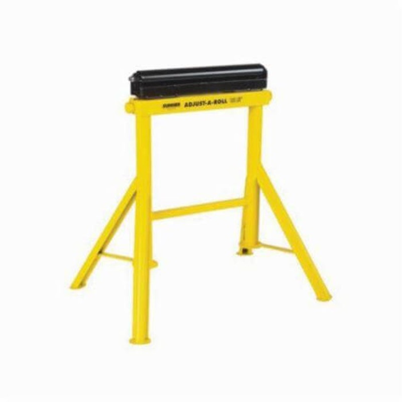 Sumner 780365 Adjust-A-Roll Hi Pipe Stand with Steel Wheels, 1/2 to 36 in Pipe, 2000 lb Load, 23 in L Base, Roller Wheel
