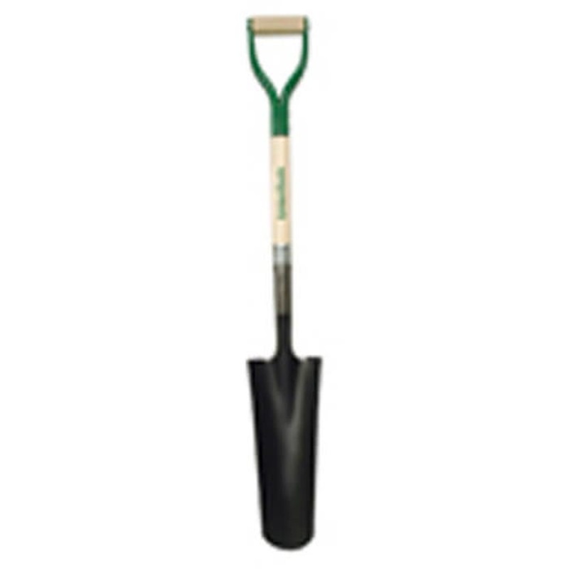 True Temper 2540700 Spades, 24 in L Handle, 16 in L Blade x 7 3/4 in W Blade, Steel Blade, Wood Handle
