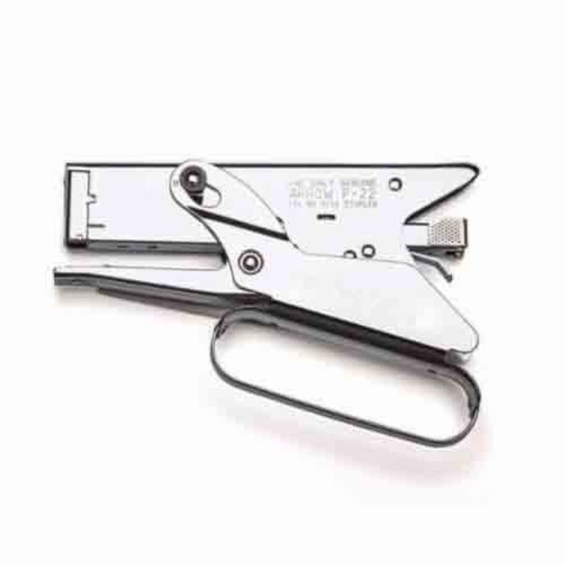 Arrow P22 Heavy Duty Plier Stapler, Flat Crown Staple, Manual, 65