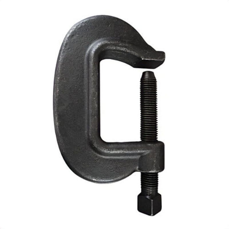 Bessey B-HS2 HS Series Fully Closing Heavy Service C-Clamp, 1-7/8 in D Throat, 0 to 2-3/8 in Clamping