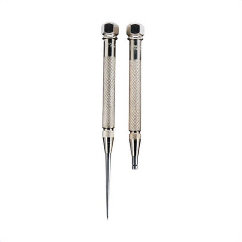 General 81 Heavy Duty Pocket Scriber, Steel Replaceable Tip, Knurled Grip Handle, 6 in L