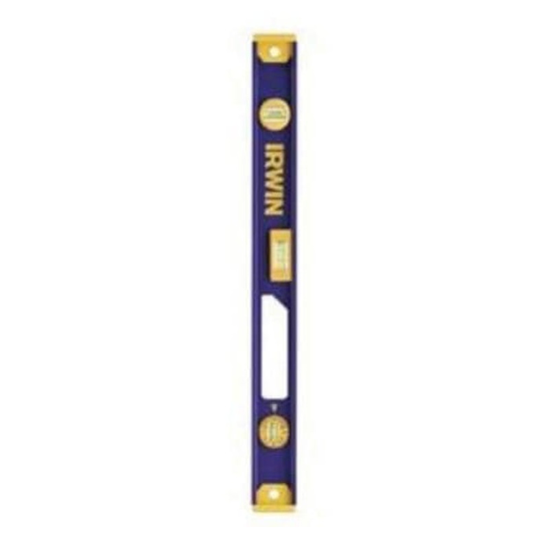 Irwin 1801094 1000 Non-Magnetic Standard I-Beam Level, 48 in L, 3 Vials, Aluminum, (1) Level/(2) Plumb Vial Position, 0.058 Accuracy