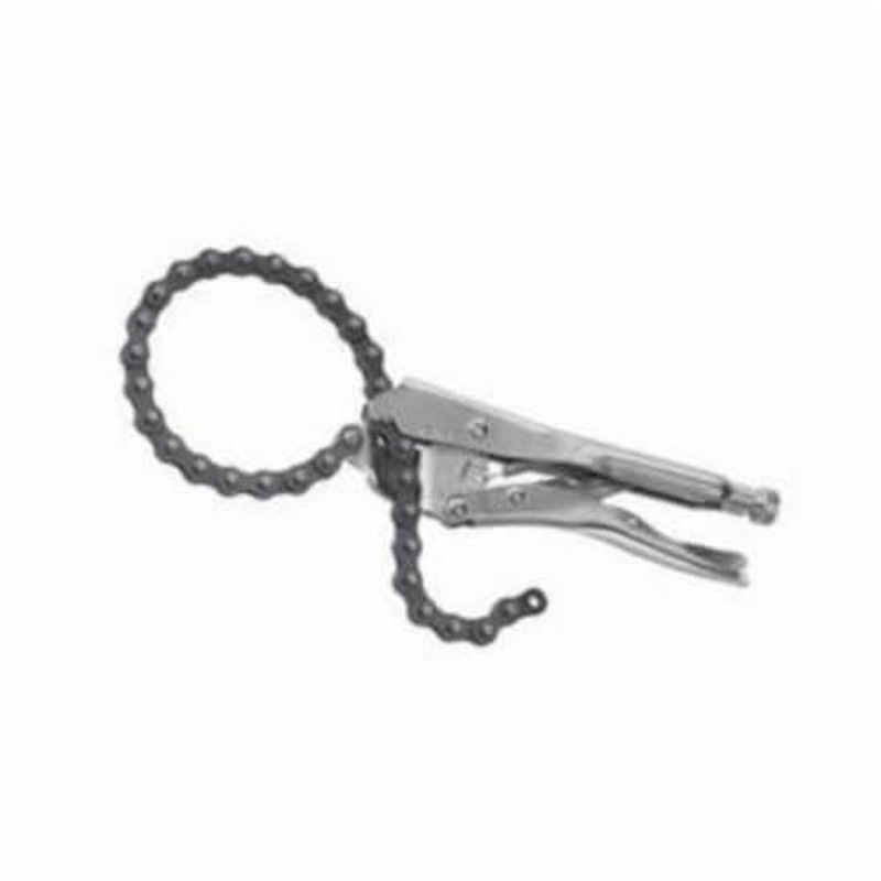 Irwin Vise-Grip Original 27ZR 20R Regular Locking Chain Clamp, Nickel Plated, 18 in Jaw Opening, 9 in L Jaw, Alloy Steel