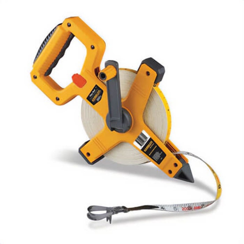 Komelon 6633 Measuring Tape, 300 ft L x 1/2 in W Blade, Imperial