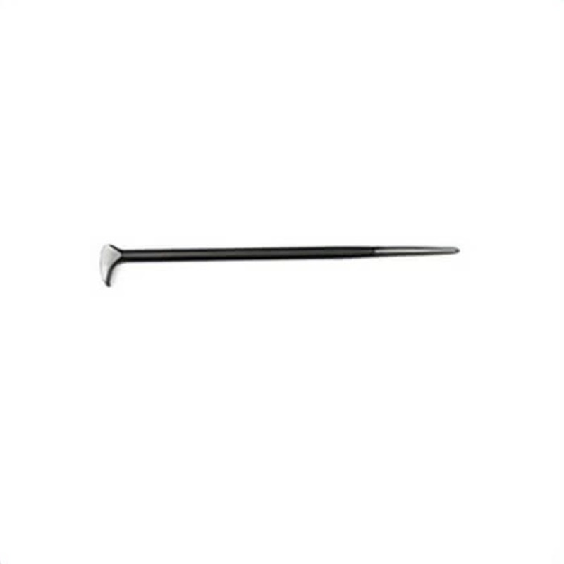 Mayhew 40150 Lady Foot Round Body Pry Bar, Right Angle Chisel/Straight/Tapered Point Tip, 12 in OAL, Alloy Steel