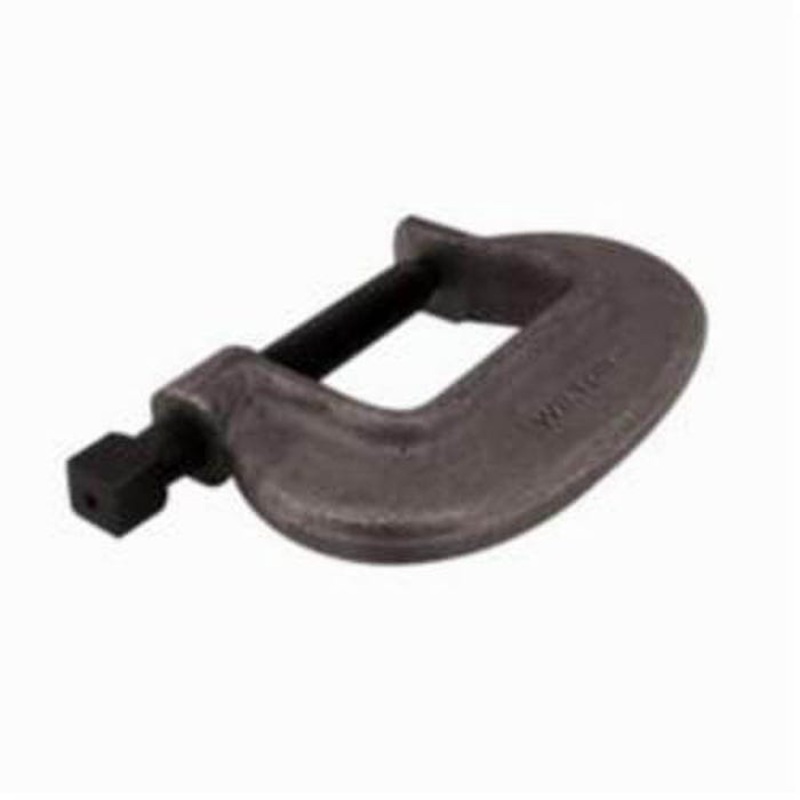Wilton 14545 O Series Extra Heavy Duty C-Clamp, 2-3/8 in D Throat, 0 to 3-3/8 in Clamping, 0 to 3-3/8 in Jaw Opening, 7/8 in Screw