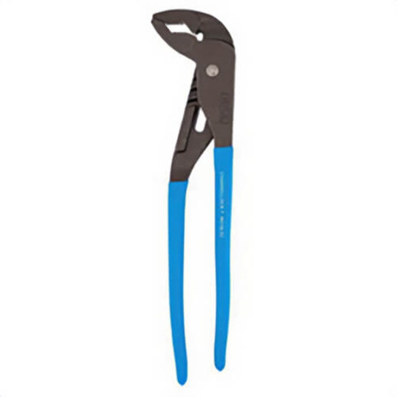 Channellock GL12 GripLock Tongue and Groove Plier, 2-1/4 in, 1.77 in High Carbon Steel Jaw, 12-1/2 in OAL