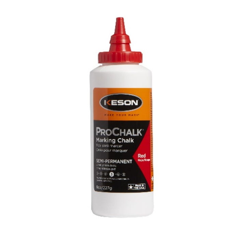 Keson 12R Red Chalk, 12 oz