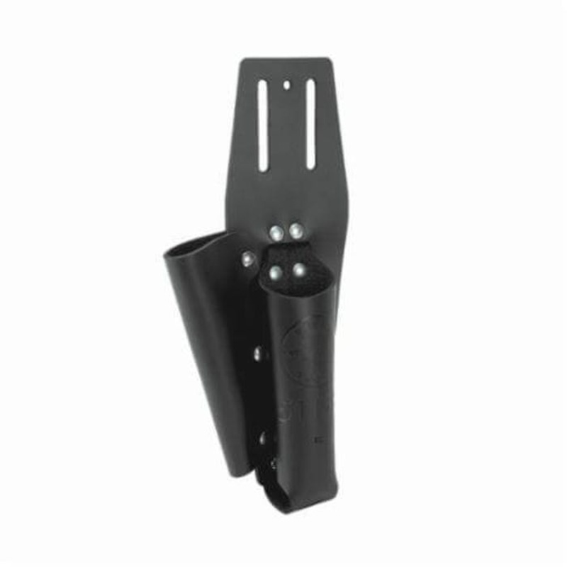 Klein 5118S Slotted Tool Holder, 2 pocket, For use with 7 to 9 in Side Cutting Plier, Screwdriver, Leather, Black