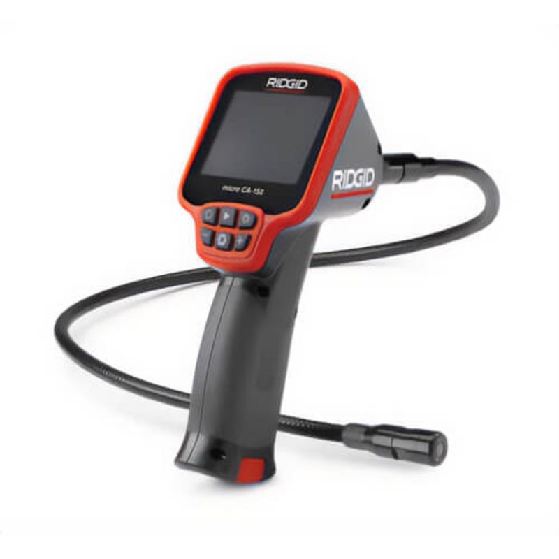 Ridgid 36848 Micro CA-150 Inspection Camera, Power Source Battery, RCA Cable