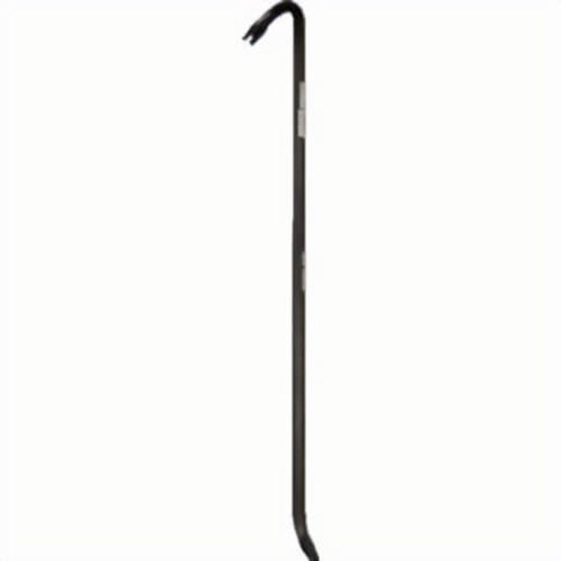 True Temper 1173000 Gooseneck Wrecking Bar, Flat Tip, 48 in OAL, Alloy Steel