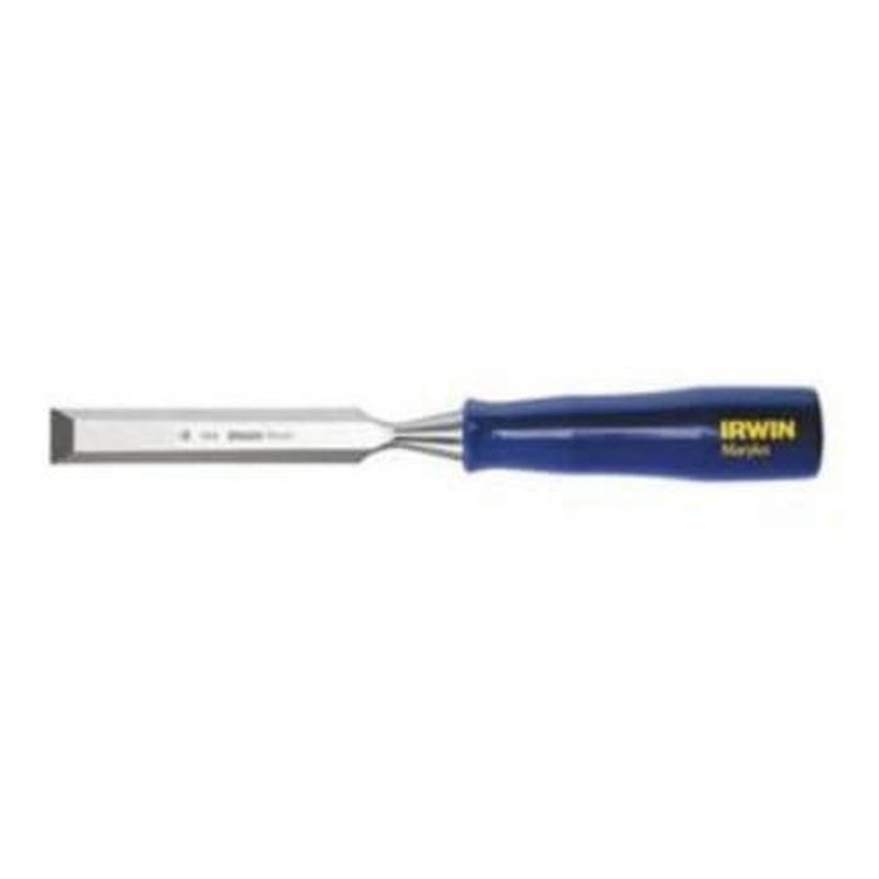 Irwin Marples M4441N Blue Chip Woodworking Chisel, 1 in Beveled High Quality Hardened Steel Tip, 4-1/2 in OAL, 1 in W Blade