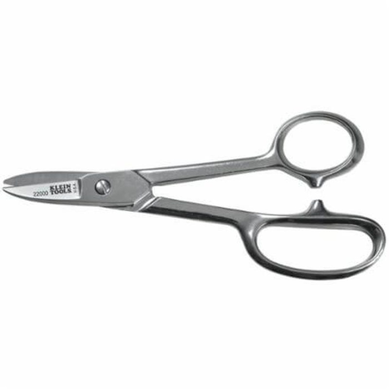 Klein 22000 High Leverage Utility Snip, 1-3/4 in Length of Cut, Nickel Chrome Plated Steel Blade, Nickel Chrome Plated Steel Handle