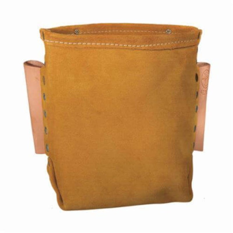 Klein 42247 Tool Bag, Leather, Brown