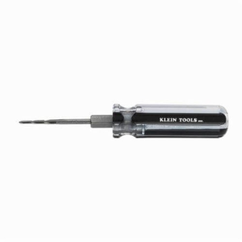 Klein 627-20 6-in-1 Tapping Tool, 7-5/8 in L, Tempered Steel Blade, Plastic Handle
