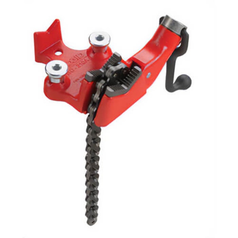 Ridgid 40185 Top Screw Bench Chain Vise BC210A, 1/8 to 2-1/2 in Pipe