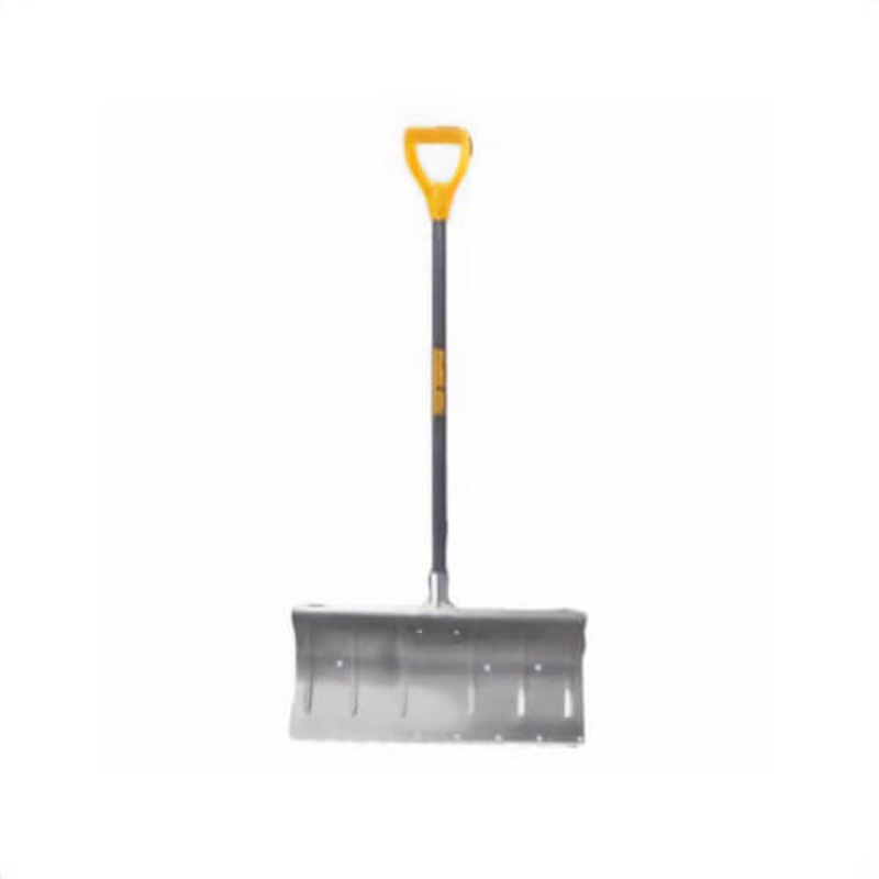 True Temper 1640000 Snow Pusher with Braces, 24 in W, Aluminum Blade